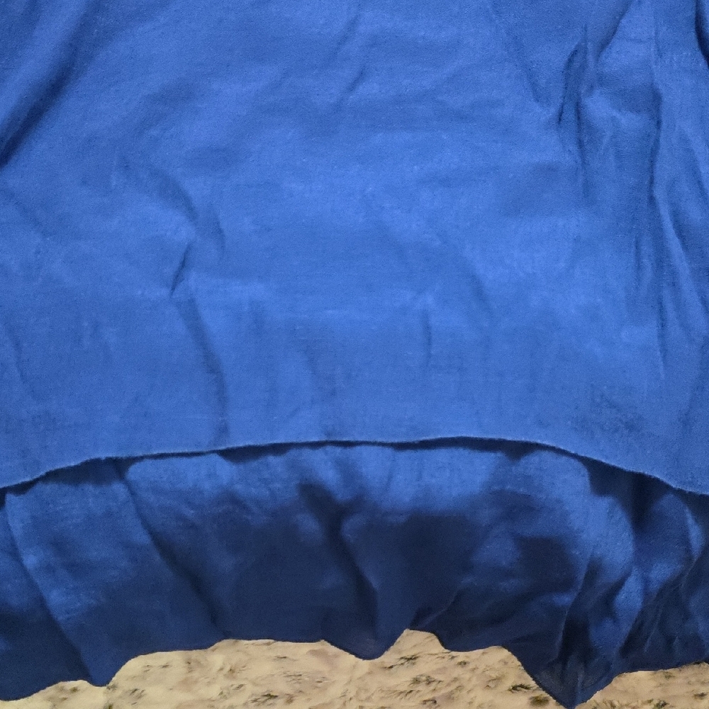 Mlle Gabrielle Royal Blue High Low Dress - Picture 9 of 11